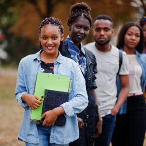 African college student